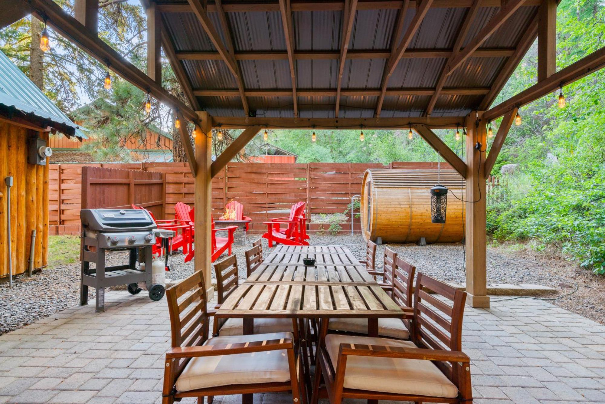 White Pass Log Cabin Luxury Retreat Rimrock Exterior photo